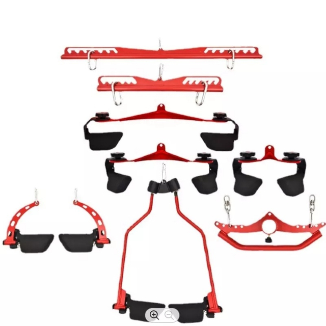 8pcs സെറ്റ് ലാറ്റ് പുൾഡൗൺ അറ്റാച്ച്‌മെൻ്റ്