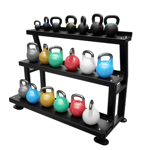 Commercieel 3-laags heavy-duty Kettlebell-opbergrek