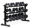 Heavy-Duty 3-Tier Dumbbell Rack 