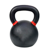 Klassische Kettlebell aus schwarz lackiertem Gusseisen 