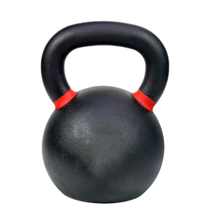 Kettlebell الكلاسيكية المصنوعة من الحديد الزهر المطلي باللون الأسود 
