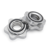 1-tommers Chrome Spin Lock-kraver til standardgevindv&aelig;gtstang