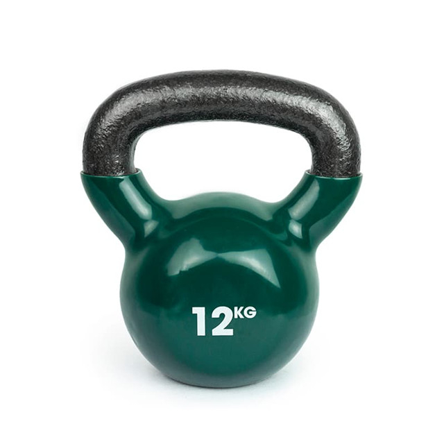 Vinylbelagte Kettlebells i st&oslash;pejern