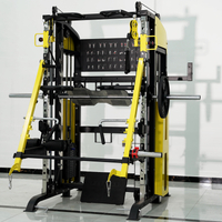 Kommerziell All-in-One Power Rack mat Smith Machine & Functional Trainer