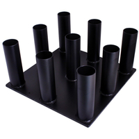 9-Bar nangtung Barbell Holder