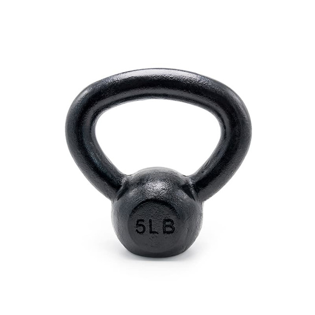 Hideung matak Beusi Kettlebells (Ti 5 LB nepi ka 100 LB) - Desain Rusia Palasik