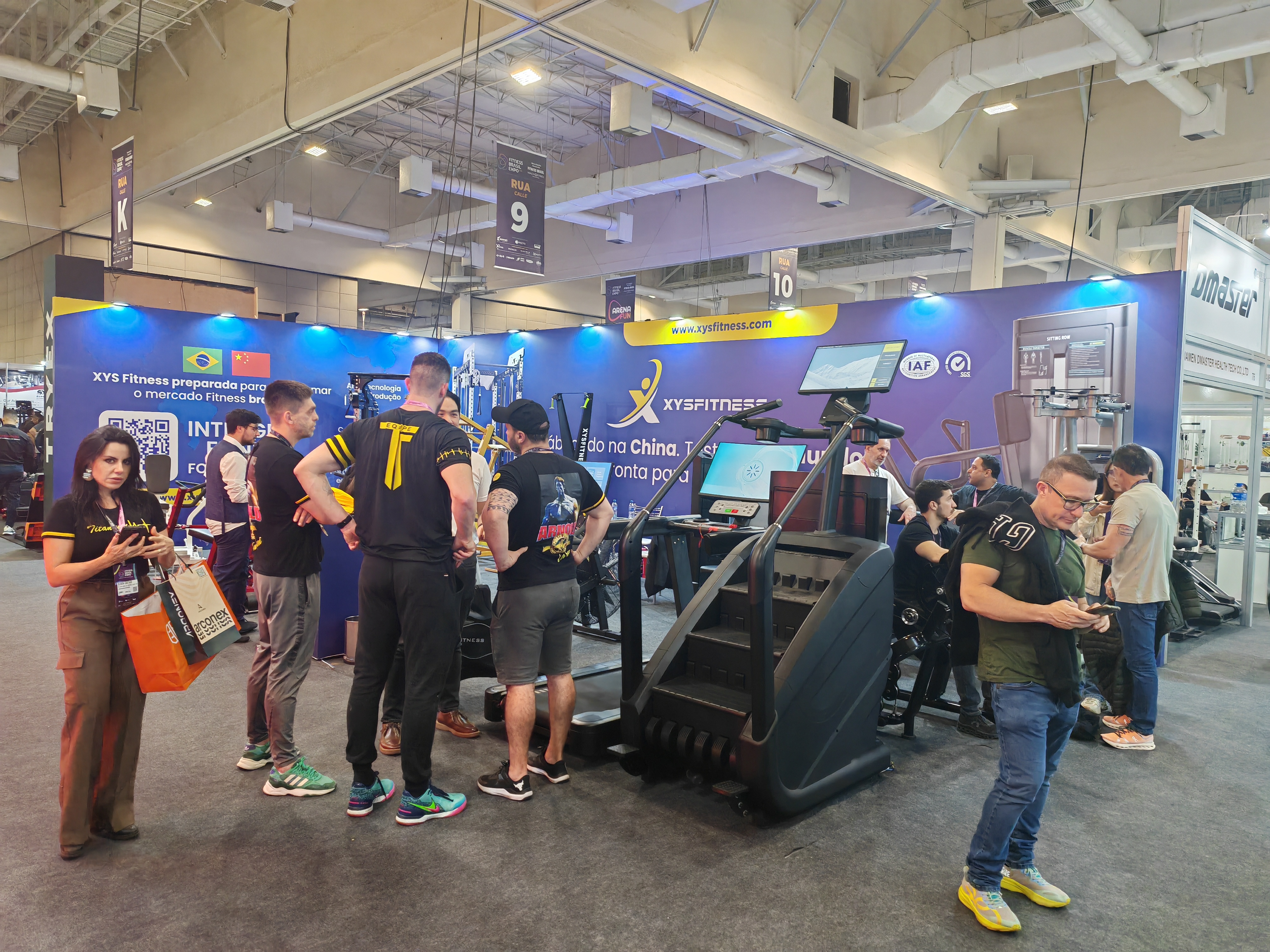 2025 Brazil Fitness Expo: XYSFITNESS сяє заповненим стендом і гарячим попитом