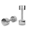 D&uuml;z Tutacaqlı Bərk Xrom Dumbbell (5LB - 50LB)