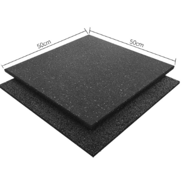 Durable Noir Commercial Gym Flooring Rouleaux Bamako