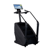 XYSFITNESS پله‌نورد تجاری XYA1025-B با صفحه نمایش و قدرت خود تولید