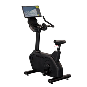 XYSFITNESS स्क्रीन प्रोजेक्शनसह XYA1057-B कमर्शियल सेल्फ-पॉवर्ड अपराइट बाइक
